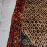 فرش دستفات ۸۰ ساله عتیقه قد یک متر پهنا نیم متر|فرش|کاشان, صفی آباد|دیوار