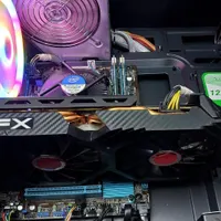 کیس گیمینگ/رم 16 گیگ/گرافیک RX580/بازیهای روز دنیا|رایانه رومیزی|قرچک, |دیوار