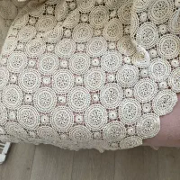 روتختی قلاب بافی ظریف و زیبا دو نفره