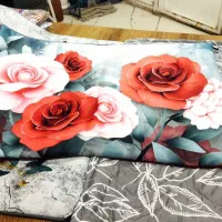 لحاف دوزی و پنبه زنی فراهانی|رختخواب، بالش، پتو|اراک, |دیوار