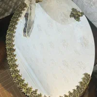 ست آینه و کنسول سلطنتی طلایی در حد نو|بوفه، ویترین، کنسول|اهواز, کوروش|دیوار