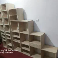 فروش قفسه کتاب و میز|کتابخانه، شلف، قفسه‌های دیواری|کرج, رجب‌آباد|دیوار