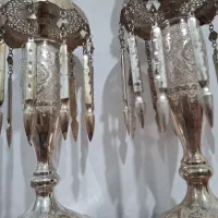 شمعدان نقره|کلکسیون اشیاء عتیقه|شراء, |دیوار