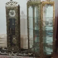 با سلام یک بوفه و ساعت خیلی شیک تمیزی هست|بوفه، ویترین، کنسول|قره قوین, |دیوار