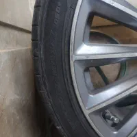 پنج عدد رینگ  و لاستیک BMW کامل فروشی|قطعات یدکی و لوازم جانبی|بابلسر, |دیوار