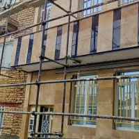 نمای ساختمان سنگ کاری کاشی کاری سرامیک کف پله|خدمات پیشه و مهارت|ارومیه, |دیوار