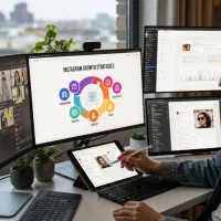 بالا بردن پیج اینستاگرام و تولید محتوا