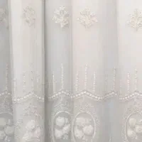 پرده حریر به همراه کناره مخمل