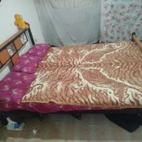 تخت خواب فلزی ۲نفری|تخت و سرویس خواب|ایرانشهر, |دیوار