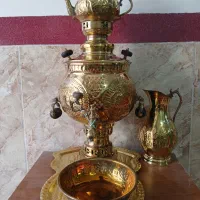 سرویس سماور ذغالی 6 لیتری