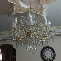 یک جفت لوستر مدرن  کریستال ترک