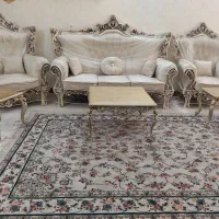 مبلمان استیل سلطنتی9نفره نو نو  خوشنشیمن|مبلمان خانگی و میز عسلی|تهران, آهنگ|دیوار