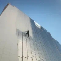 کاردرارتفاع عایق بندی نانو نما پیچ ورولپلاک سنگ|خدمات پیشه و مهارت|بوشهر, |دیوار