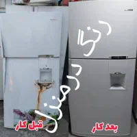 پوسیدگی رنگ آمیزی ساید درمنزل رفع قری وآبند یخچال|خدمات پیشه و مهارت|تهران, تهران‌ویلا|دیوار