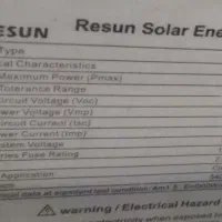 پنل خورشیدی Resun solar 60*40 20w|لامپ و چراغ|کرج, شهر صنعتی|دیوار