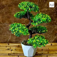 درختچه بنسای مصنوعی ۶ کپه ارتفاع کامل ۵۰سانت|گل مصنوعی|قم, باجک یک|دیوار