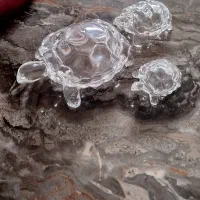 مجسمه لاک پشت شیشه ای نو|مجسمه، تندیس، ماکت|زنجان, |دیوار