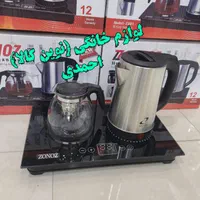 چایساز کنارهمی استیل صفحه دیجیتال با گارانتی ارسال|سماور، چای‌ساز، قهوه‌ساز|مشهد, شهید آوینی|دیوار