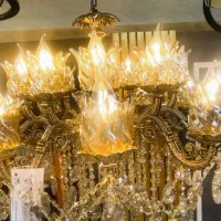 لوستر مناسب خونه های شیک و زیبا جنس برنز