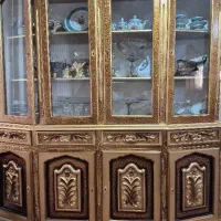 بوفه چوبی چهار درب