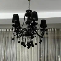 لوستر و پرده