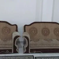 مبل راحتی 9 نفره بهمراه جلو مبلی و سه میز عسلی|مبلمان خانگی و میز عسلی|رشت, نخودچر|دیوار