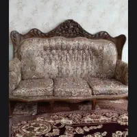 مبل سلطنتی ۹نفره از چوب گردو