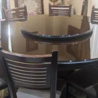 میز ناهارخوری ۸نفره با رویه گردان