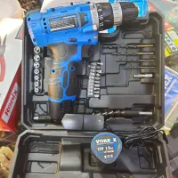 دریل شارژی دوباطری باتمامی لوازم زیرقیمت باگارانتی|ابزارآلات|تهران, نصرت|دیوار