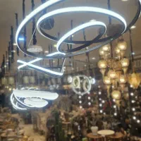 لوستر دو حلقه مدرن|لوستر و چراغ آویز|مشهد, توس (بلوار توس)|دیوار