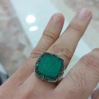 انگشتر عقیق سبز