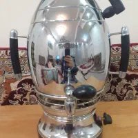 سماور گازی ۶ لیتری نو با قوری