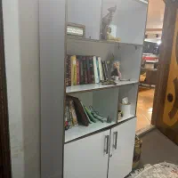 کتابخانه|کتابخانه، شلف، قفسه‌های دیواری|خمینی‌شهر, |دیوار