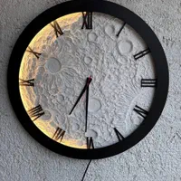 بیس ماه ، بیس ساعت رزینی،تابلوماه،تکسچر|صنایع دستی و سایر لوازم تزئینی|مشهد, عامل|دیوار