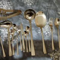 سرویس قاشق چنگال طلایی آلمانی