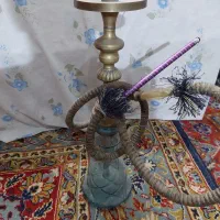 قلیون برنجی عتیقه کاردار