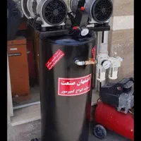 پمپ باد کمپرسور ۲۵۰ لیتری سایلنت فشار قوی|ماشین‌آلات صنعتی|اصفهان, شهرک میلاد|دیوار