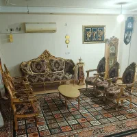 مبلنان سلطنتی9نفره  چوب روس اصل|مبلمان خانگی و میز عسلی|اهواز, فرهنگ شهر|دیوار