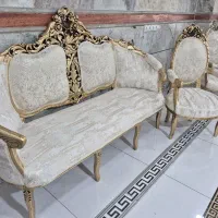 مبل سلطنتی ۹نفره تمام طرح ۲قاب مبلمان شاهان