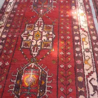 جفت کناره دستباف طرح قرجه اندازه هر کدام 1در3.80|فرش|خوی, |دیوار