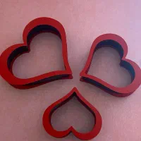 باکس دیوارکوب طرح قلب