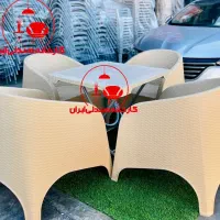 میز و صندلی پلاستیکی طرح طناز نهارخوری غذاخوری|میز و صندلی غذاخوری|تهران, نازیآباد|دیوار