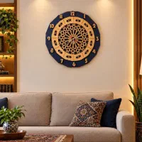 ساعت دیواری دکوراتیو دستساز ، قطر ۴۰ سانتیمتر|ساعت دیواری و تزئینی|تهران, ولنجک|دیوار