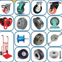 انواع قرقره.دنده زنجیر.ریل راهبروچرخ گردان وثابت