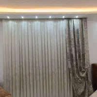 پرده پذیرایی و اتاق خواب