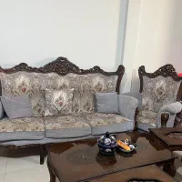 مبل یازده نفره جنس چوب راش|مبلمان خانگی و میز عسلی|تهران, سازمان برنامه جنوبی|دیوار