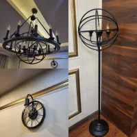 ست کامل لوستر و آباژور