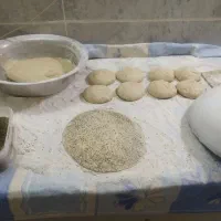 پخت نان خانگی با آرد بومی کیفیت عالی