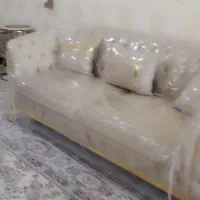 کاور طلقی مبل 8 نفره کاملا سالم|مبلمان خانگی و میز عسلی|اهواز, سپیدار|دیوار