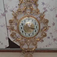 ساعت دیواری سالم و درحدنو کاملن برنزی